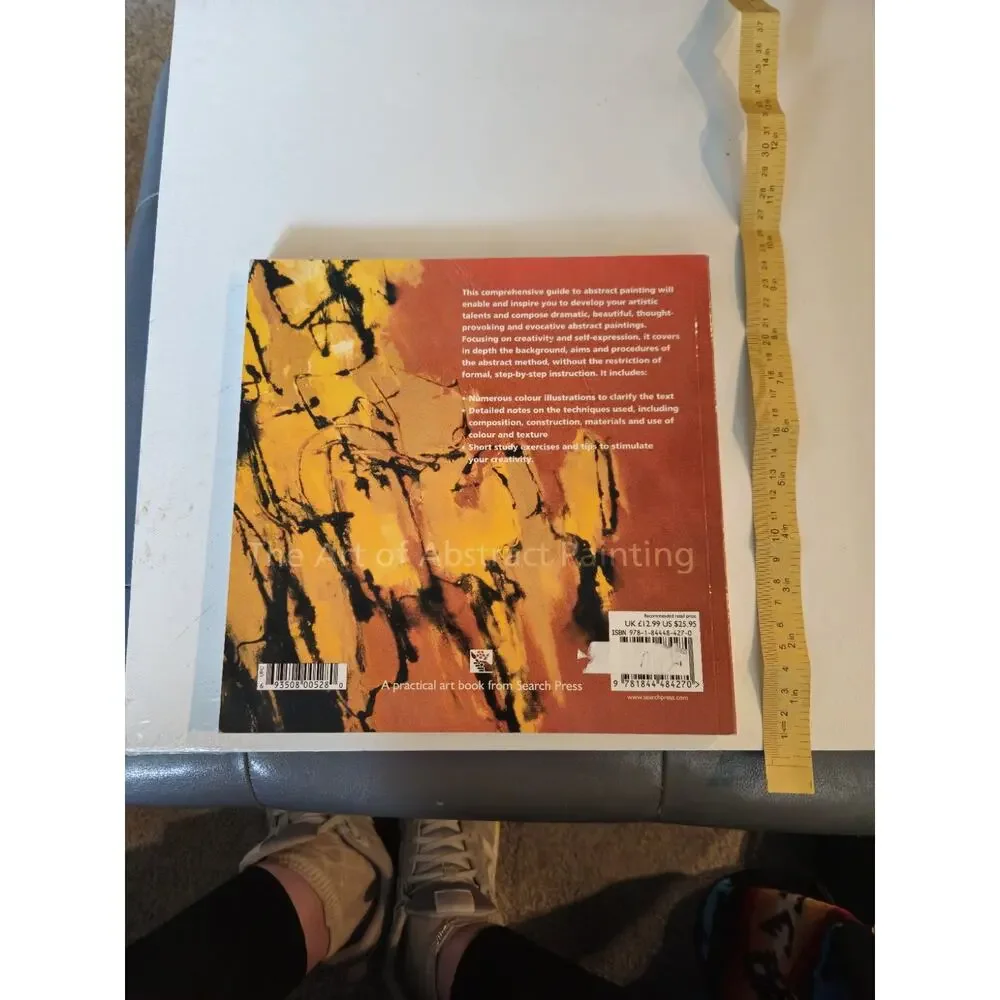 Search Press Abstract Painting Art Instruction Book Rolina Van Vliet